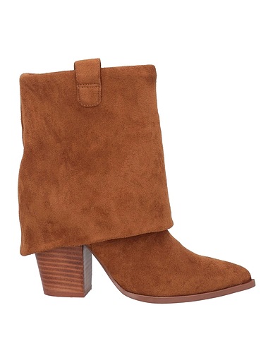 STEVE MADDEN Ankle boot Brown Textile fibers
