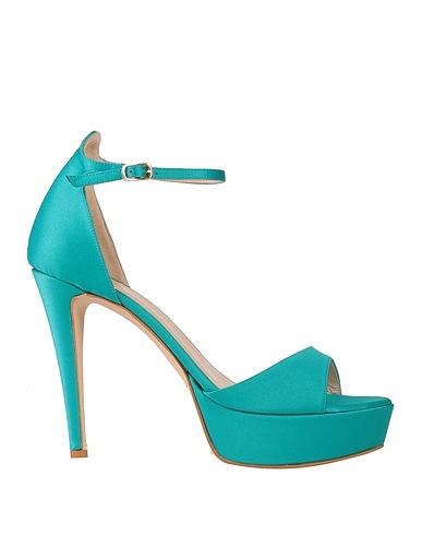 AMURI Sandals Turquoise Textile fibers