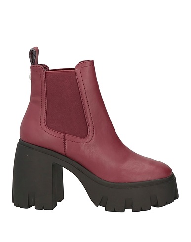 STEVE MADDEN Ankle boot Burgundy Leather