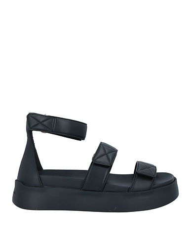 SANTONI Sandali Nero Pelle