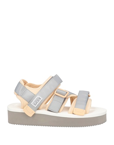 SUICOKE Sandals Light grey Textile fibers