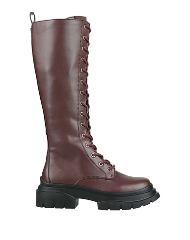 STEVE MADDEN Stiefel Schokobraun Leder