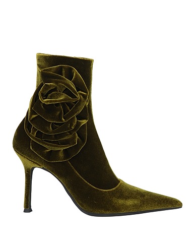 JEFFREY CAMPBELL Ankle boot Military green Textile fibres