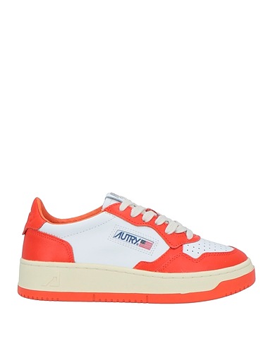 AUTRY Sneakers Orange Leder