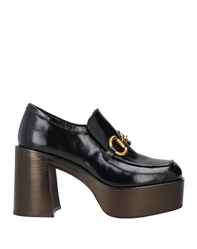 JEFFREY CAMPBELL Loafers Black Leather