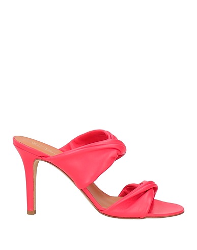 VIA ROMA 15 Sandalen Tomatenrot Leder