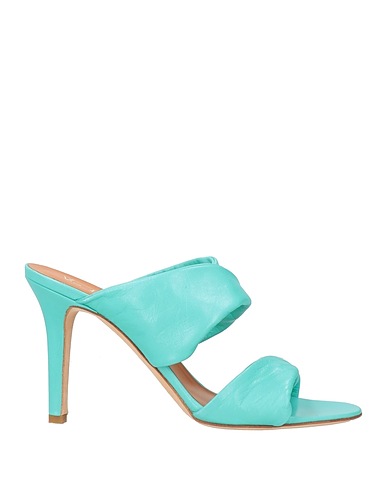 VIA ROMA 15 Sandals TURCHESE Leather