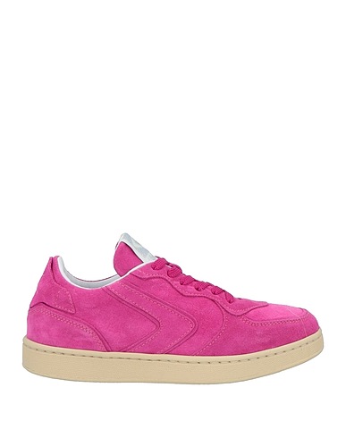 VALSPORT Sneakers Fuchsia Leather, Textile fibers