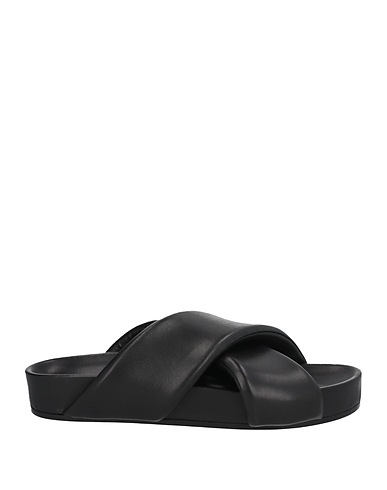 JIL SANDER 샌들 블랙 가죽