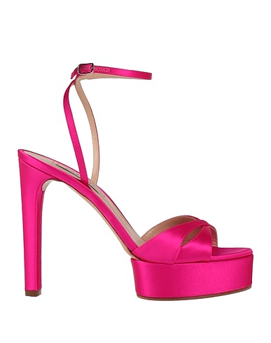 CASADEI Sandalen Fuchsia Gewebefasern