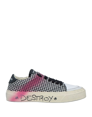 STOKTON Sneakers White Textile fibers, Leather