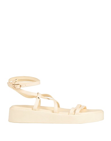 ANCIENT GREEK SANDALS Sandals Cream Cowhide