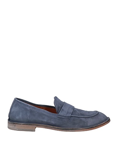 MOMA Loafers Slate blue Leather