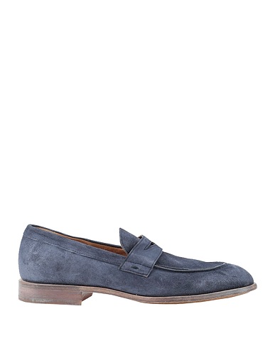 MOMA Loafers Navy Leather