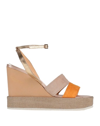 APEPAZZA Sandals Apricot Leather