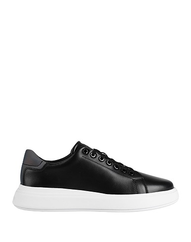 CALVIN KLEIN Sneakers Black 100% Leather
