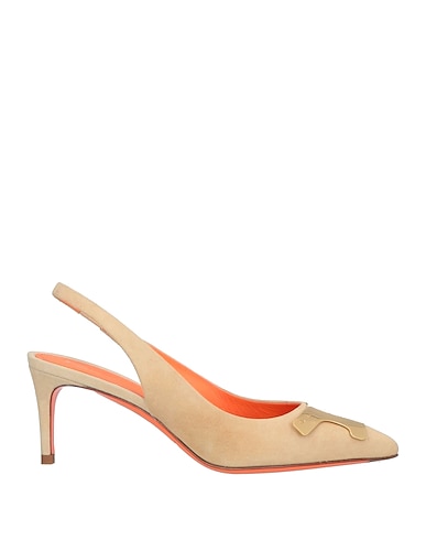 SANTONI Escarpins BEIGE Cuir