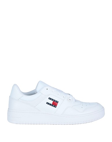 TOMMY JEANS Sneakers Weiß 96% Leder, 4% Polyester