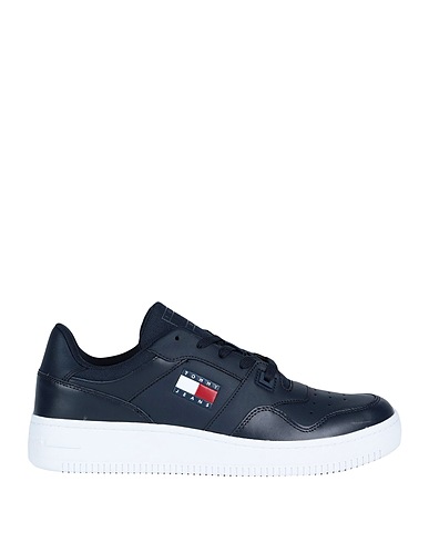 TOMMY JEANS スニーカー ミッドナイトブルー 革（なめし加工） 96% / ポリエステル 4%