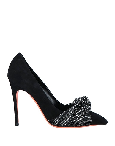 SANTONI Pump Black Leather