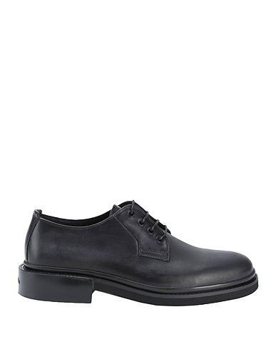 CALVIN KLEIN Laced shoes Black 100% Leather