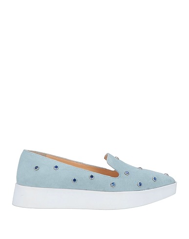APEPAZZA Loafers Sky blue Leather