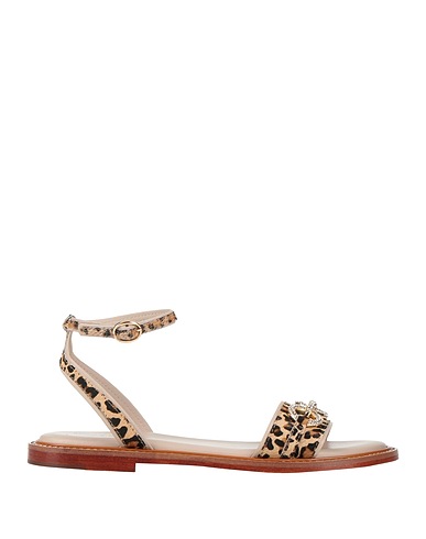 EMANUÉLLE VEE Sandals Beige Leather