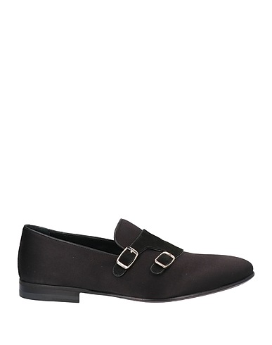TESTONI Loafers Black Textile fibers