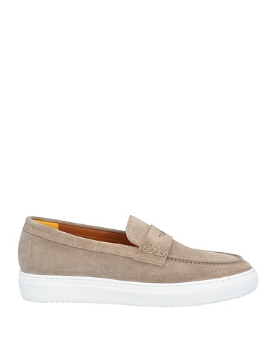 DOUCAL'S Loafers Grey Leather