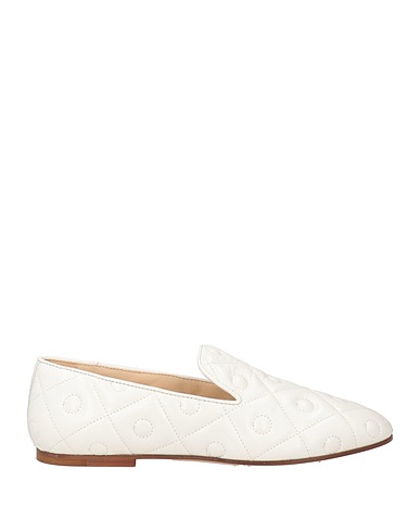 TOD'S Loafers White Leather