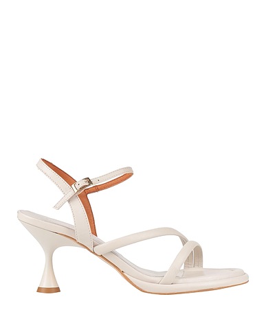 ÁNGEL ALARCÓN Sandals Light grey Leather