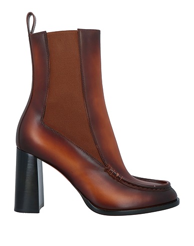 SANTONI Stiefelette Braun Leder