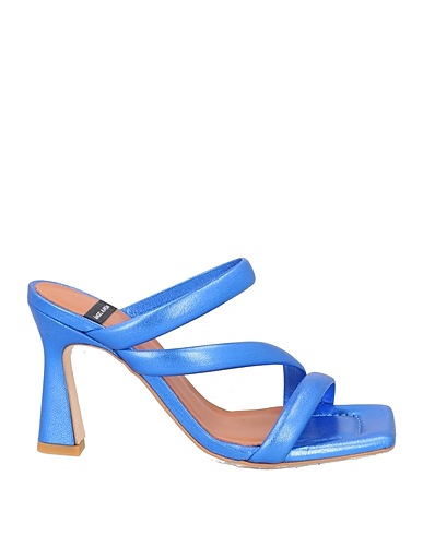 ÁNGEL ALARCÓN Sandals Blue Leather
