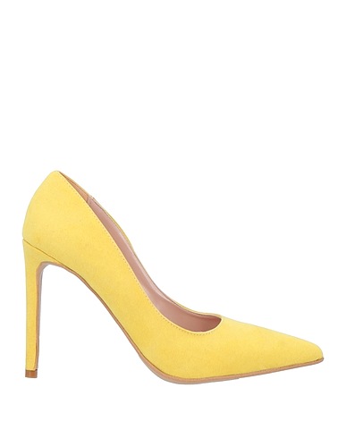 ALBINA Pump Yellow Textile fibers
