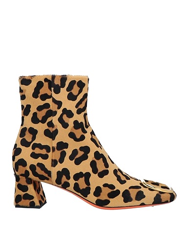 SANTONI Ankle boot Camel Leather
