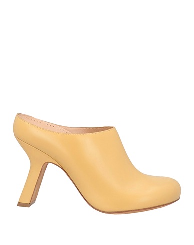 LOEWE Mules and clogs Mustard Leather