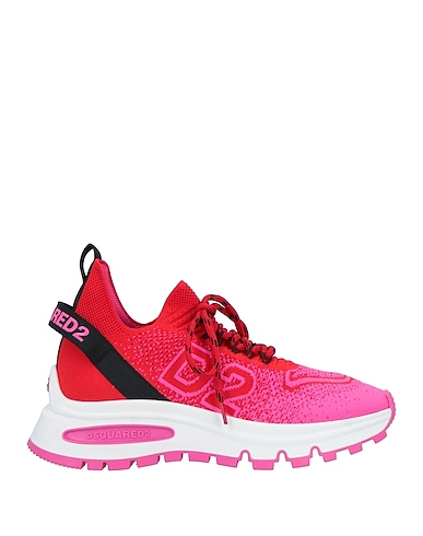 DSQUARED2 Sneakers Fuchsia Textile fibers, Leather