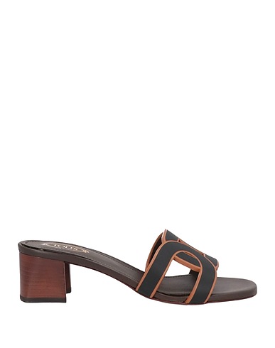 TOD'S Sandals Black Calfskin