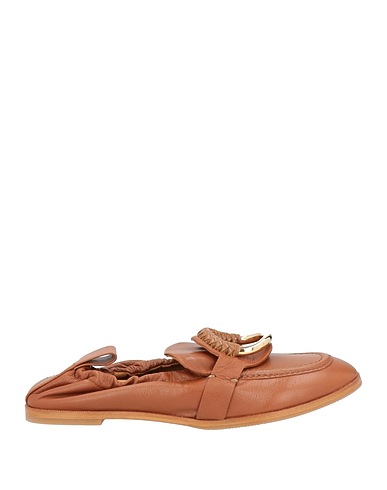 SEE BY CHLOÉ Loafers Brown Leather