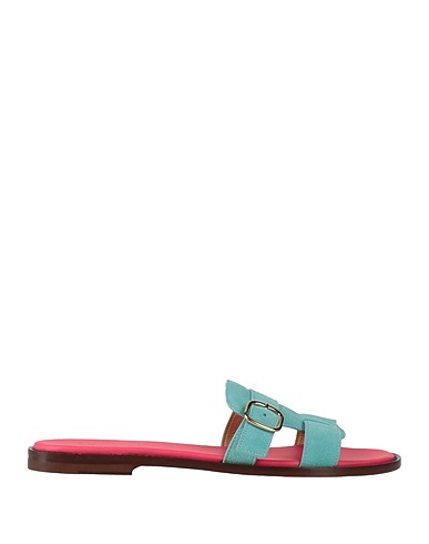 DOUCAL'S Sandals Turquoise Leather