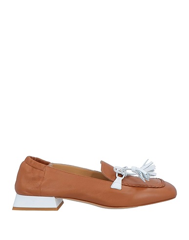 SILVIA ROSSINI Loafers Tan Leather