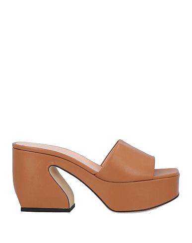 SI ROSSI by SERGIO ROSSI Sandals Camel Leather