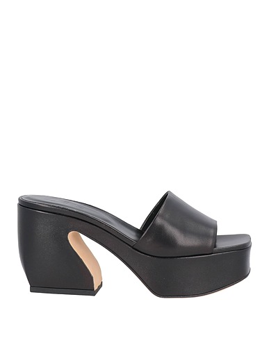 SI ROSSI by SERGIO ROSSI Sandals Black Leather