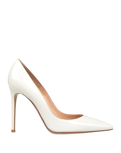 GIANVITO ROSSI Court White Leather