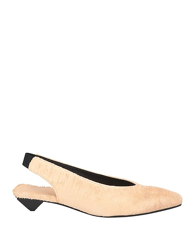 STEPHEN VENEZIA Pumps Leather, Textile fibers