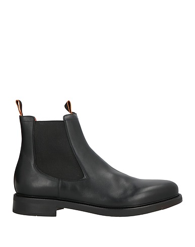SANTONI Ankle boot Black Leather