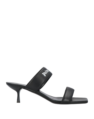 PALM ANGELS Sandals Black Leather