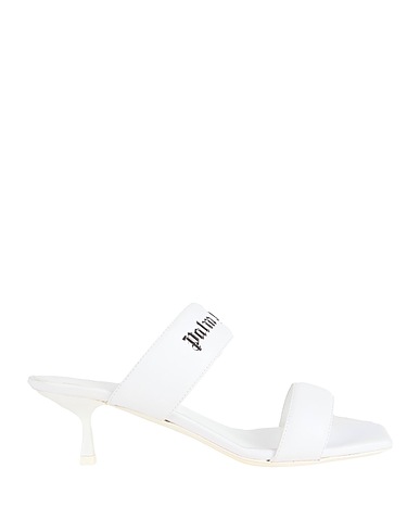 PALM ANGELS Sandals White Leather