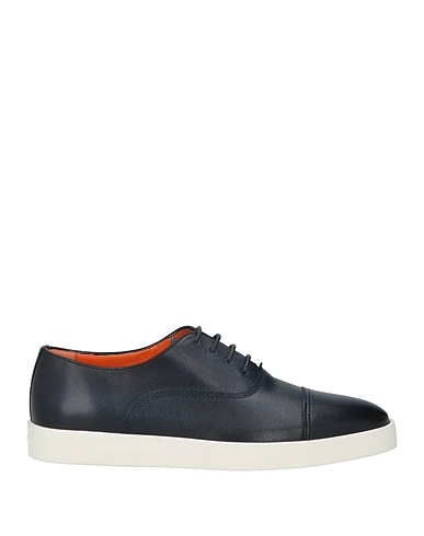 SANTONI Sneakers Nero Pelle