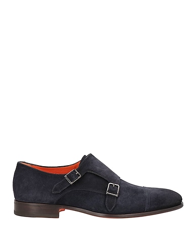 SANTONI Loafers Midnight blue Leather